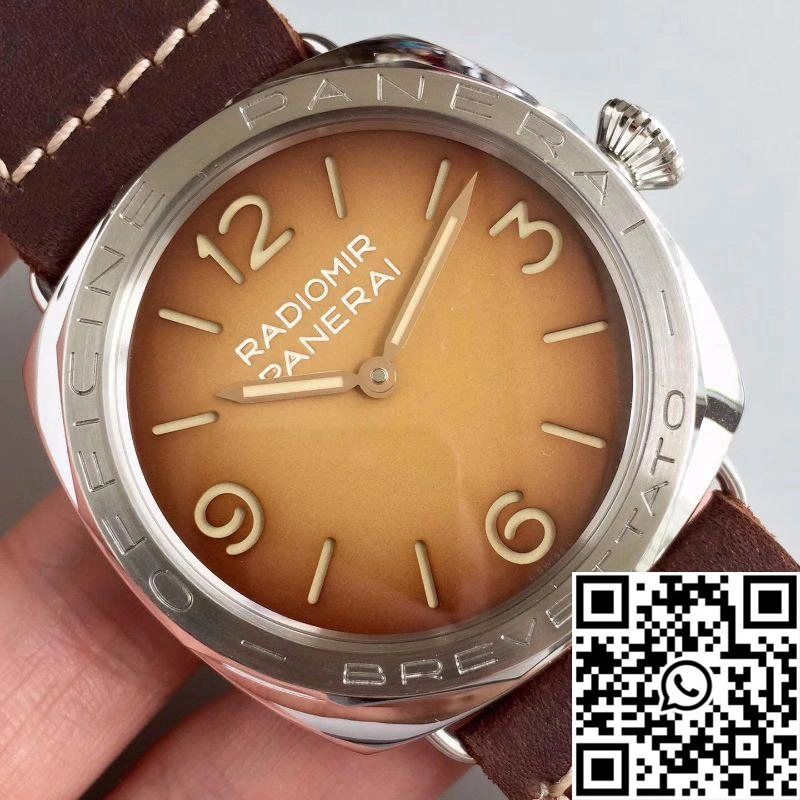 Panerai Radiomir 3 Days Acciaio Brevettato PAM687 ZF Factory Brown Dial