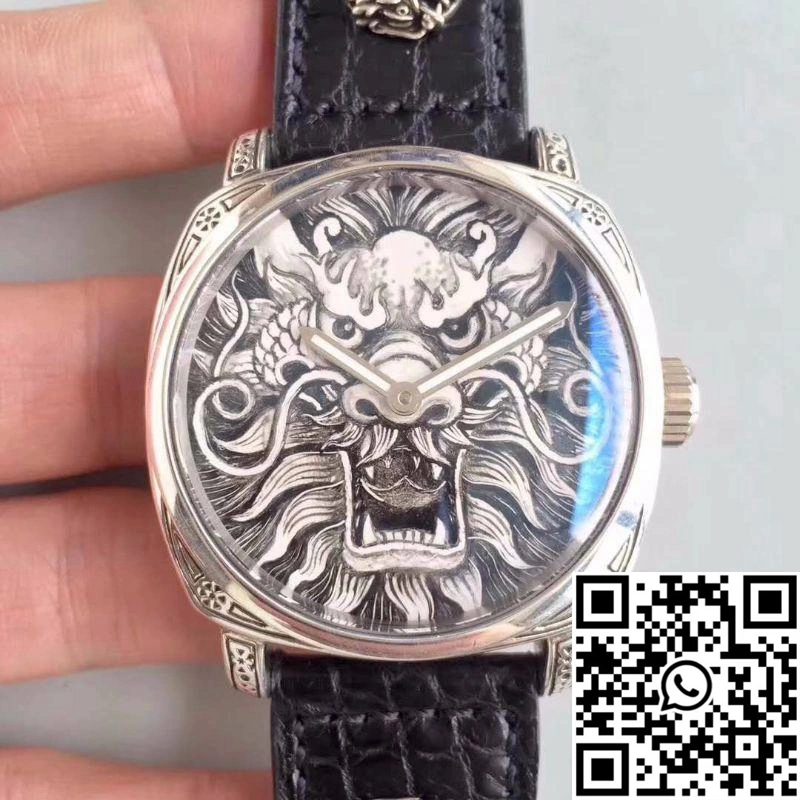 Panerai Radiomir FIRENZE Hand-Drawn Dragon Pattern Dial