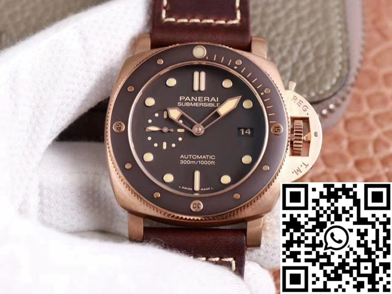 Panerai Submersible PAM00968 King of Bronze VS Factory Brown Dial