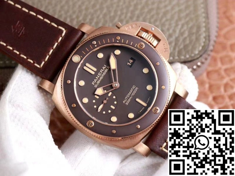 Panerai Submersible PAM00968 King of Bronze VS Factory Brown Dial