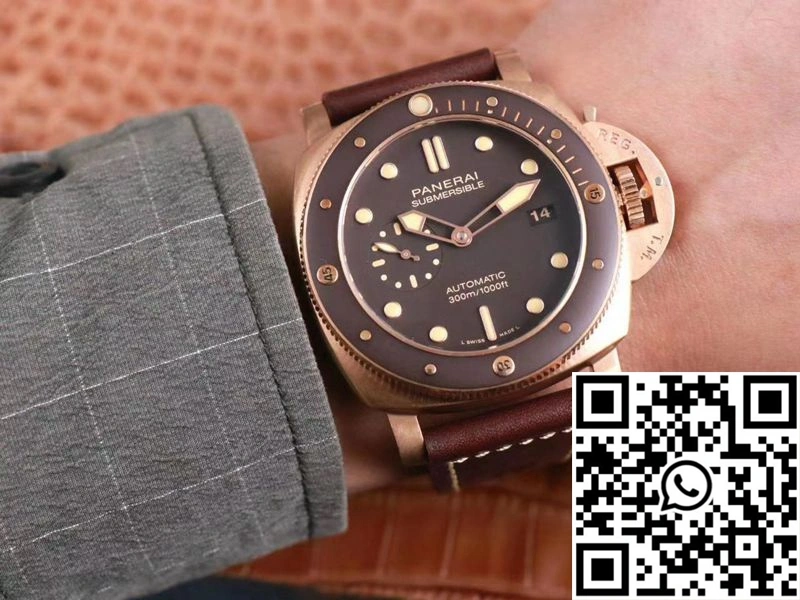 Panerai Submersible PAM00968 King of Bronze VS Factory Brown Dial