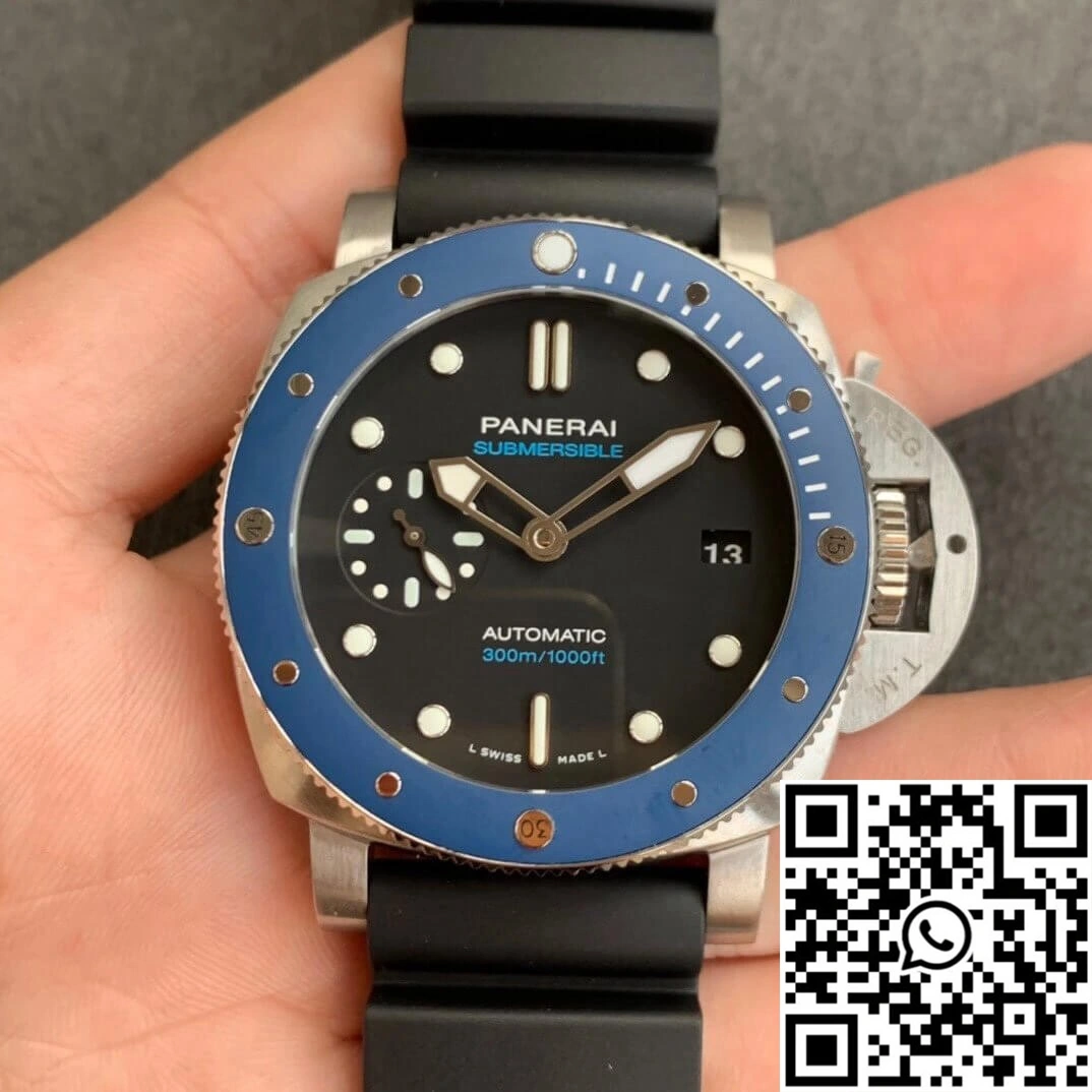 Panerai Submersible PAM01209 VS Factory Blue Bezel