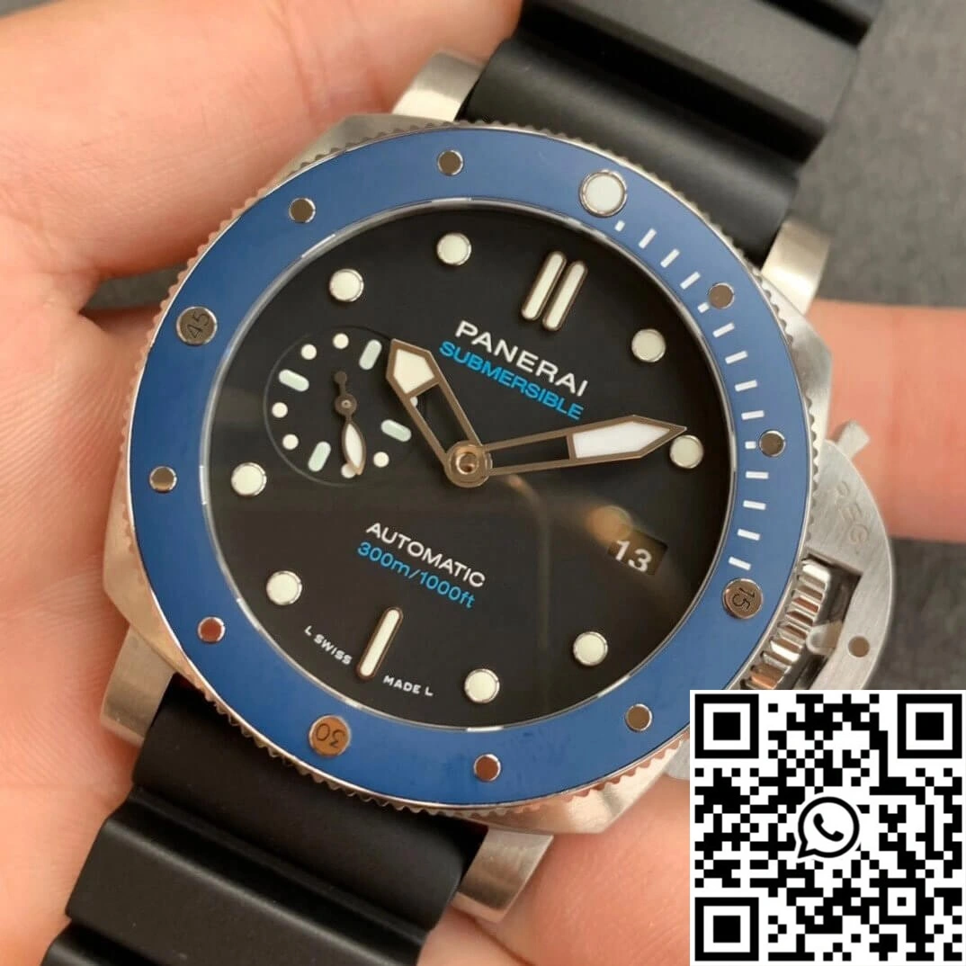 Panerai Submersible PAM01209 VS Factory Blue Bezel