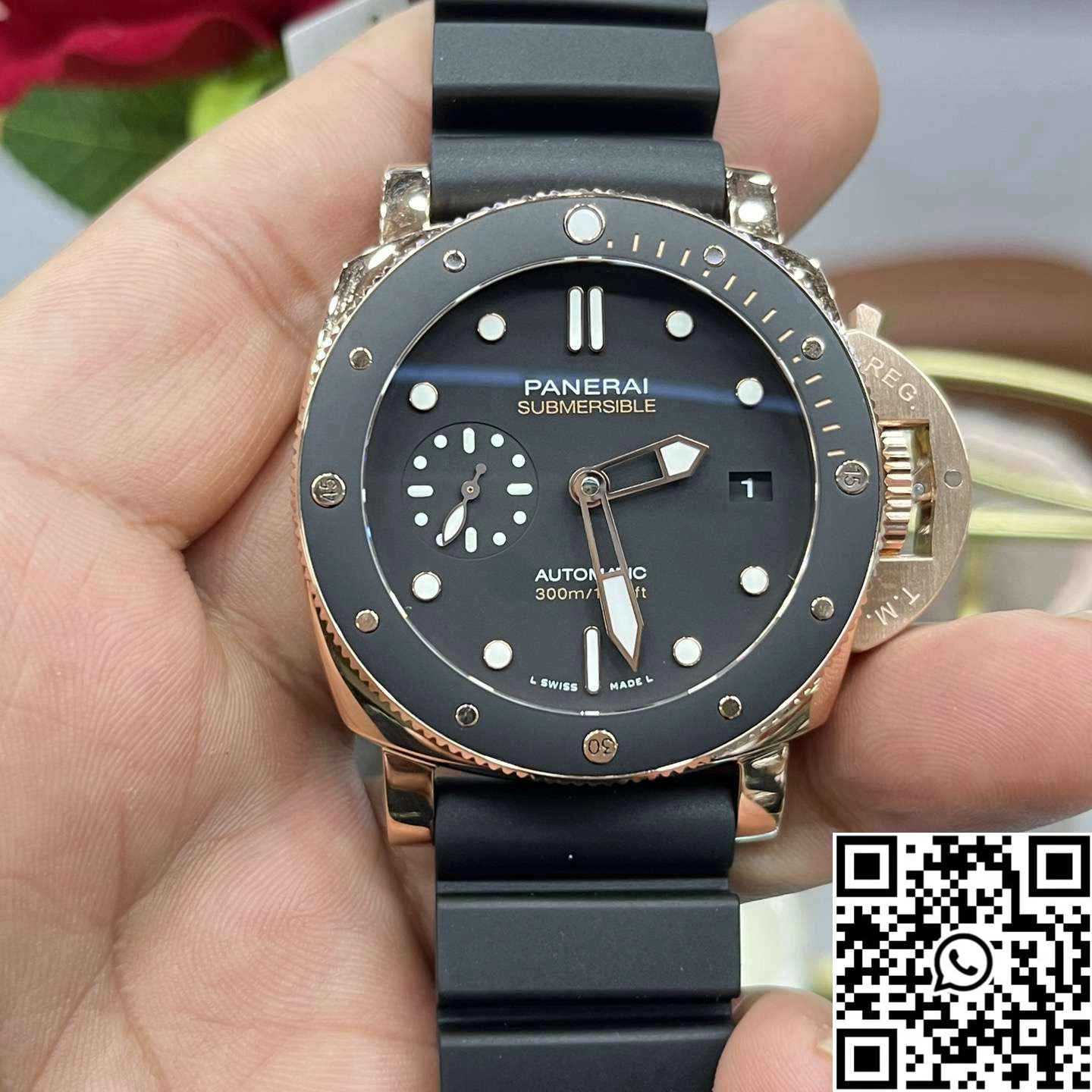 Panerai Submersible PAM02164 VS Factory Black Dial