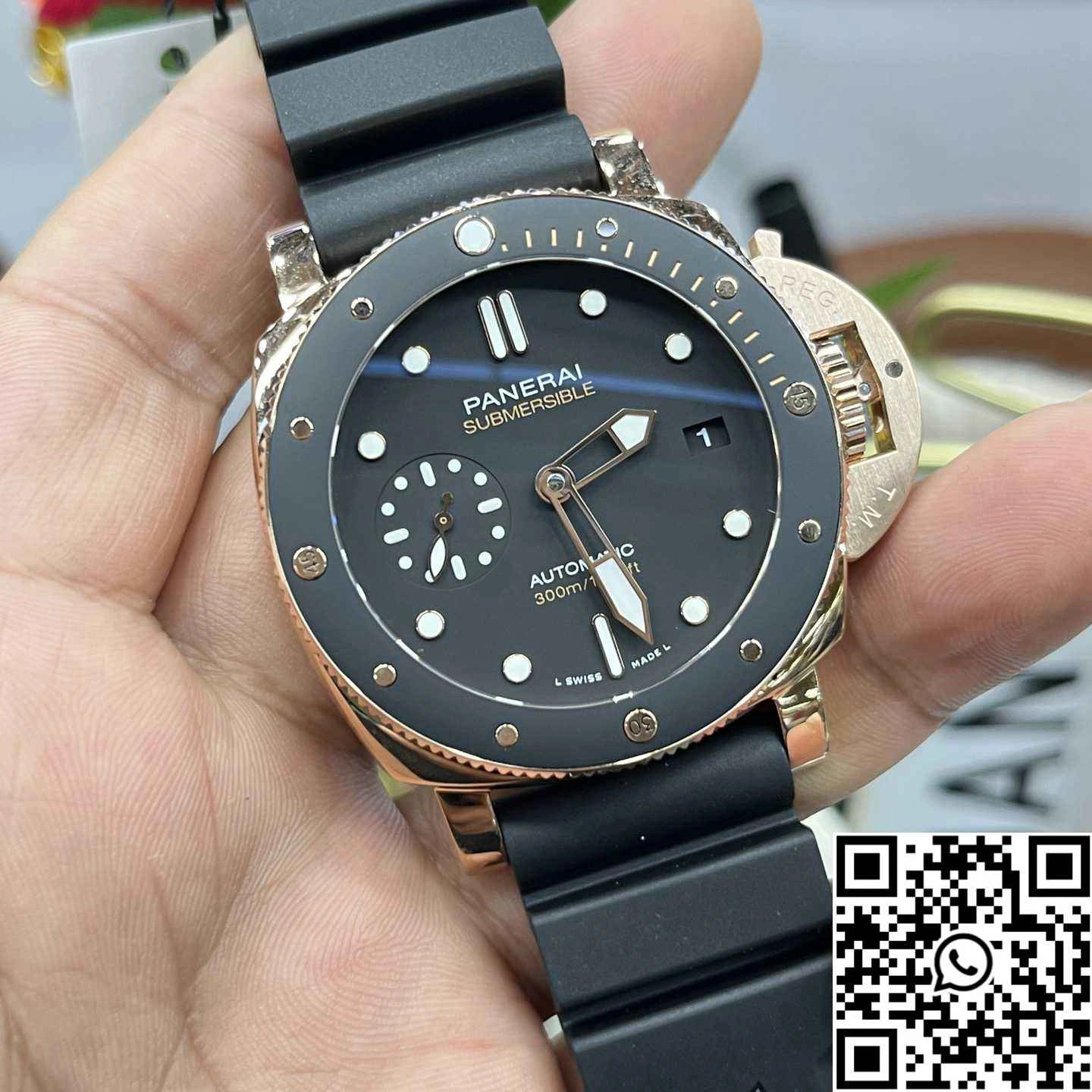 Panerai Submersible PAM02164 VS Factory Black Dial