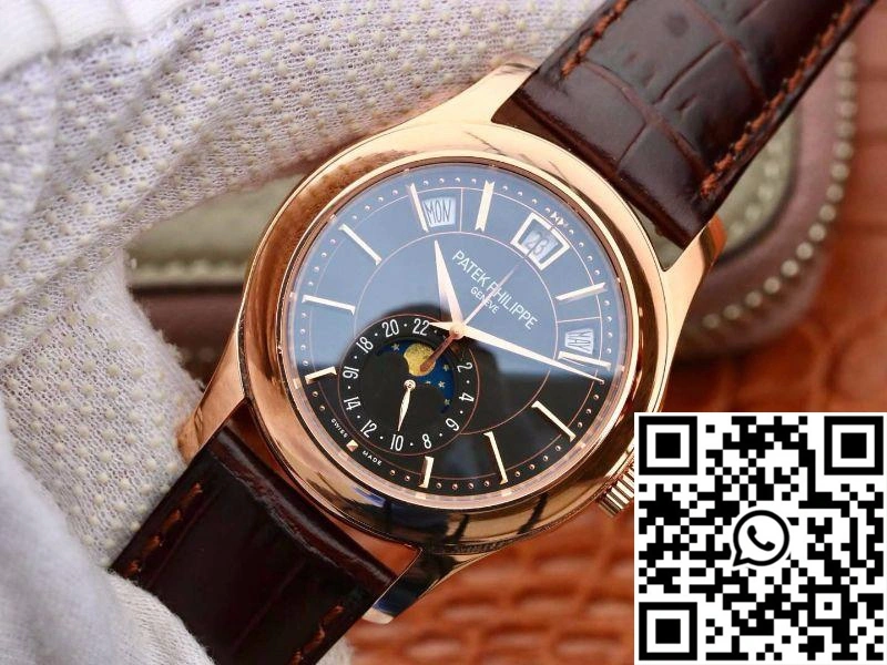 Patek Philippe Annual Calendar 5205G-001 KM Factory Black Dial