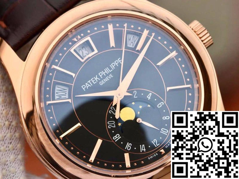 Patek Philippe Annual Calendar 5205G-001 KM Factory Black Dial