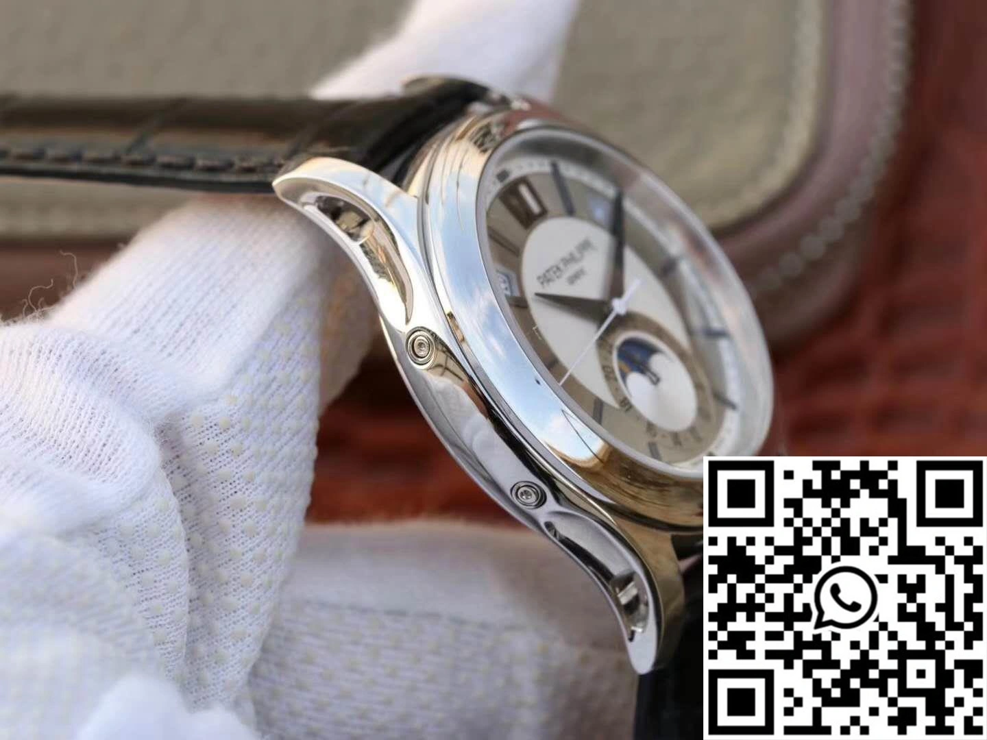 Patek Philippe Annual Calendar 5205G-001 Rhodium Dial