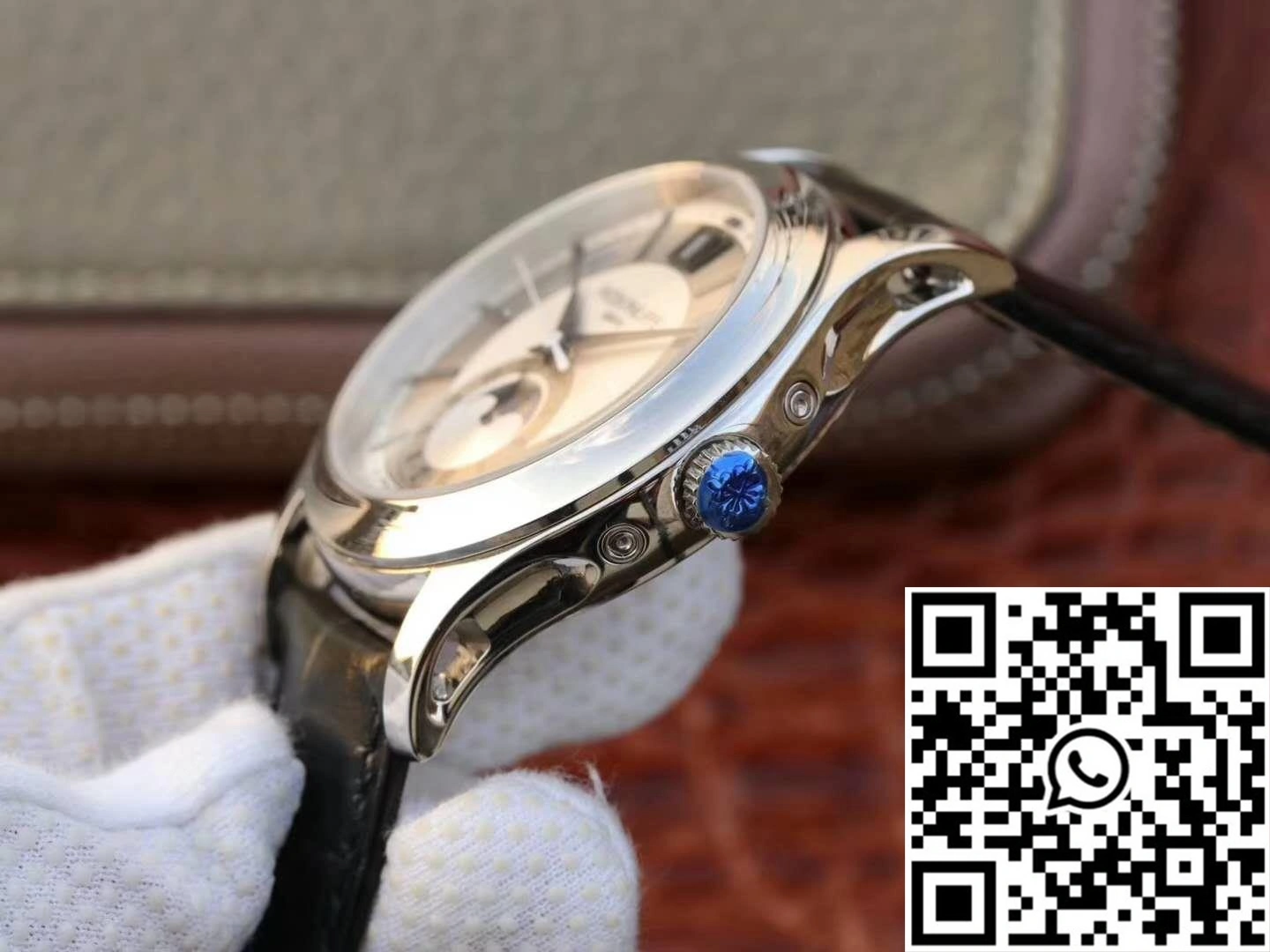 Patek Philippe Annual Calendar 5205G-001 Rhodium Dial