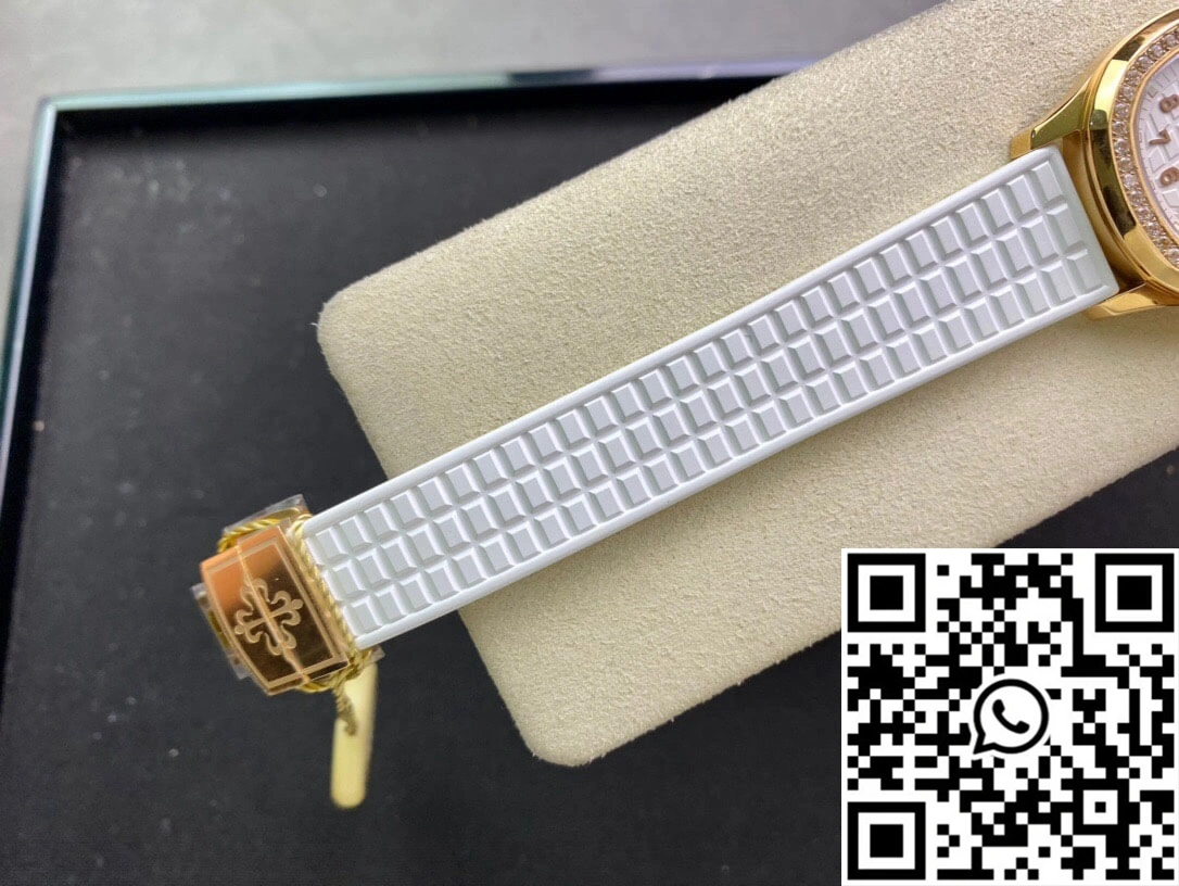 Patek Philippe Aquanaut 5067A Quartz Ladies PPF Factory Yellow Gold Diamond-set Bezel