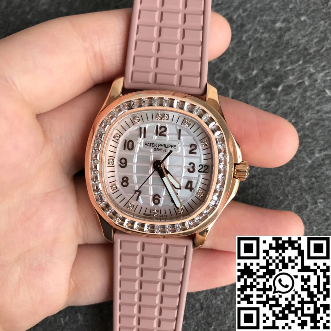 Patek Philippe Aquanaut 5072R-001 PPF Factory Rose Gold Mother Of Pearl Dial