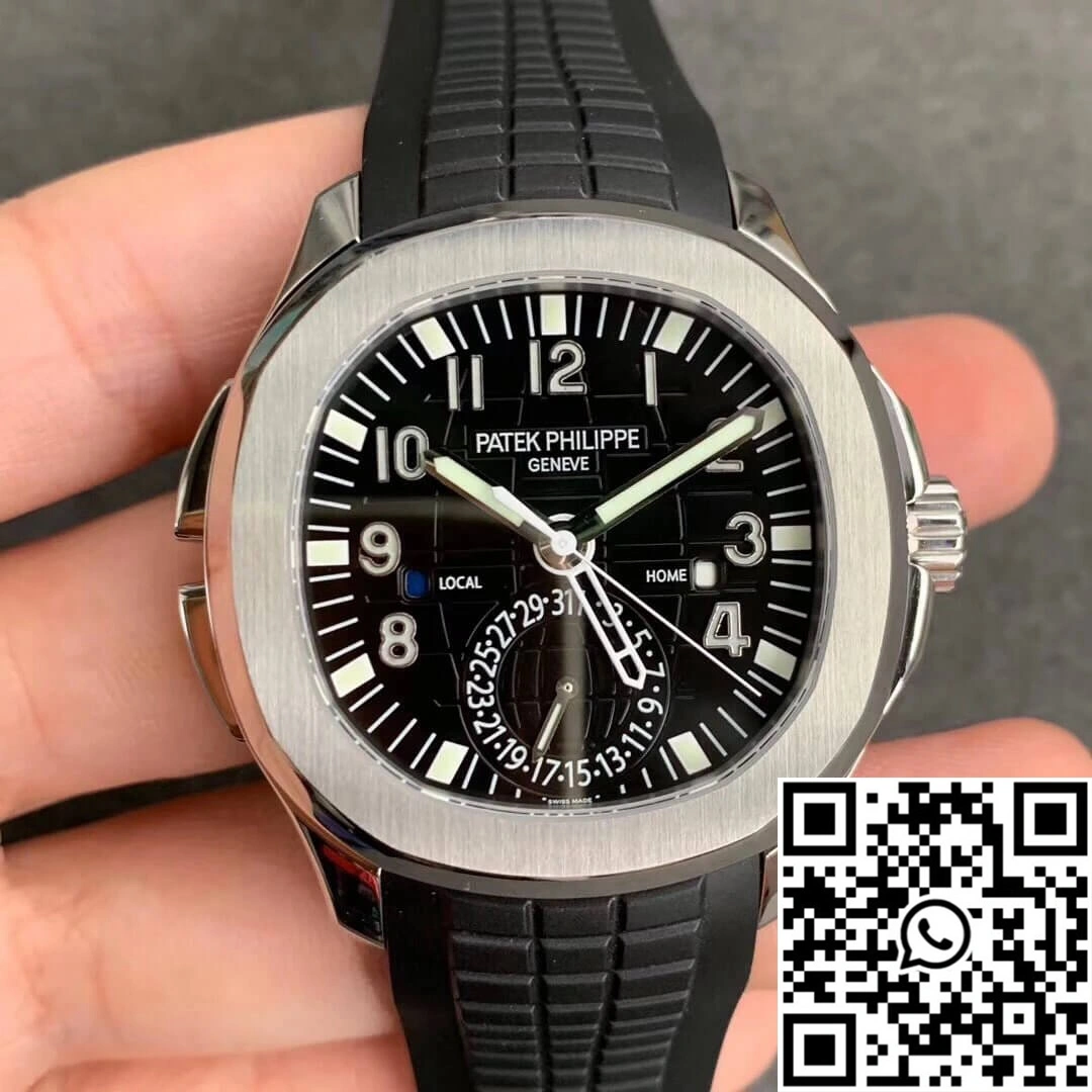 Patek Philippe Aquanaut 5164A-001 GR Factory Stainless Steel Black Dial