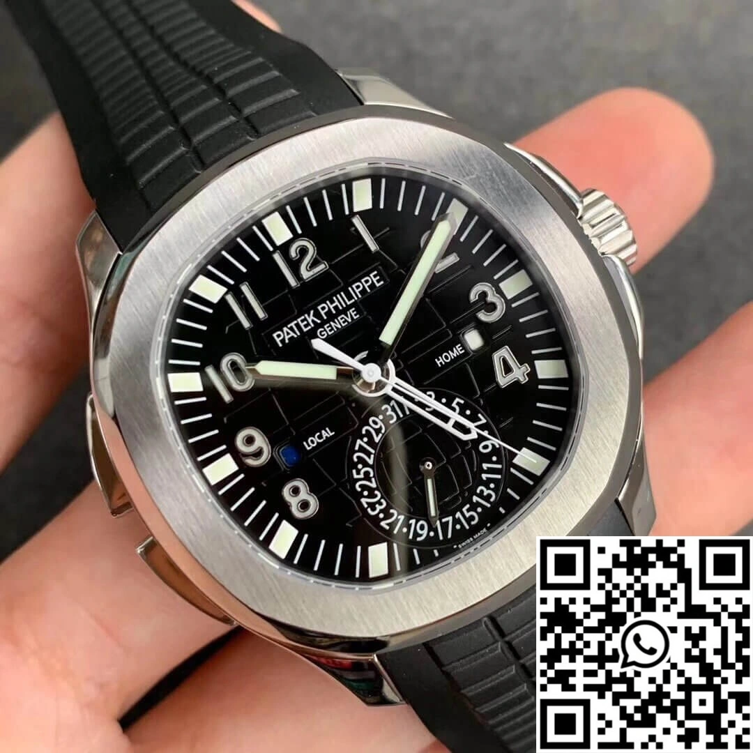 Patek Philippe Aquanaut 5164A-001 GR Factory Stainless Steel Black Dial