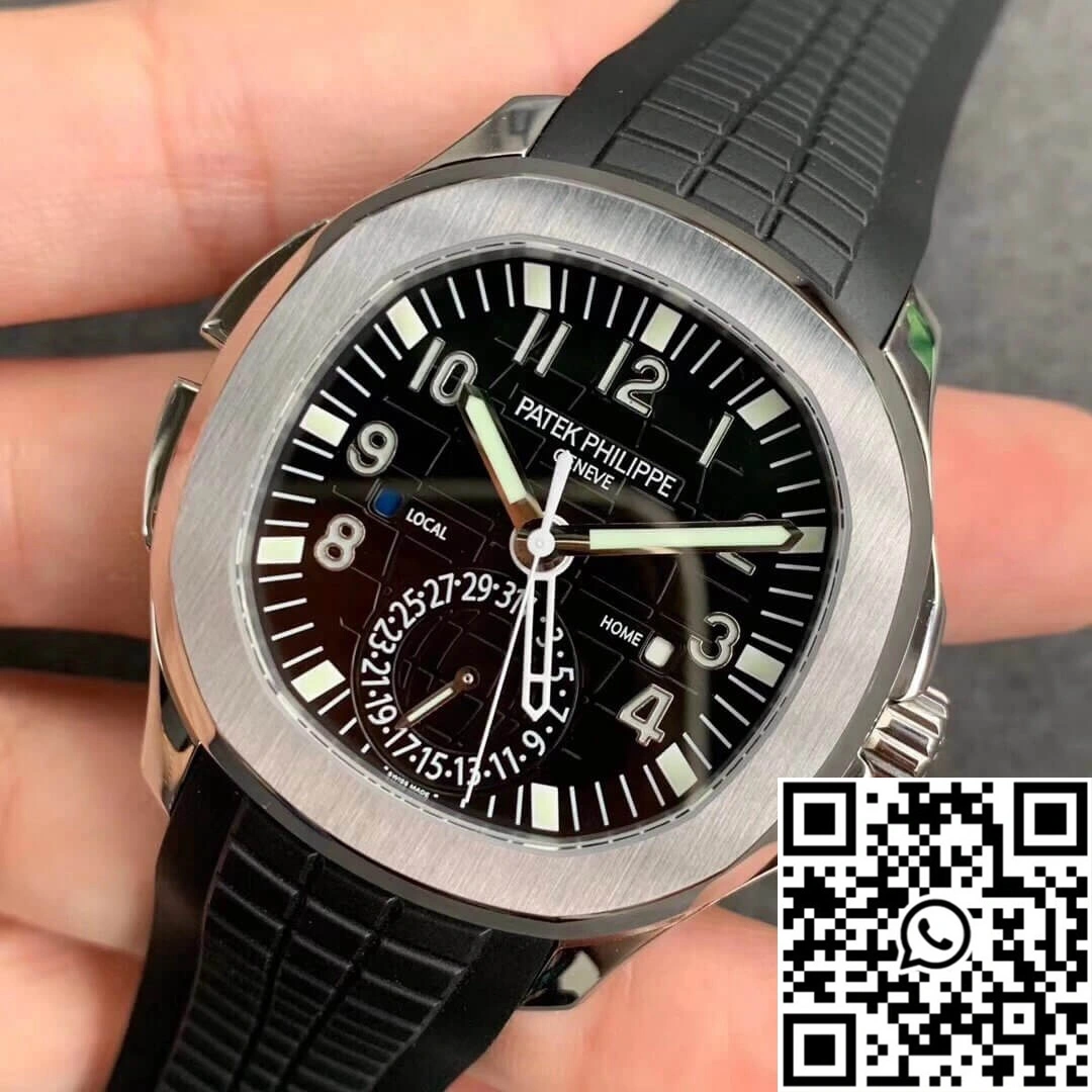 Patek Philippe Aquanaut 5164A-001 GR Factory Stainless Steel Black Dial