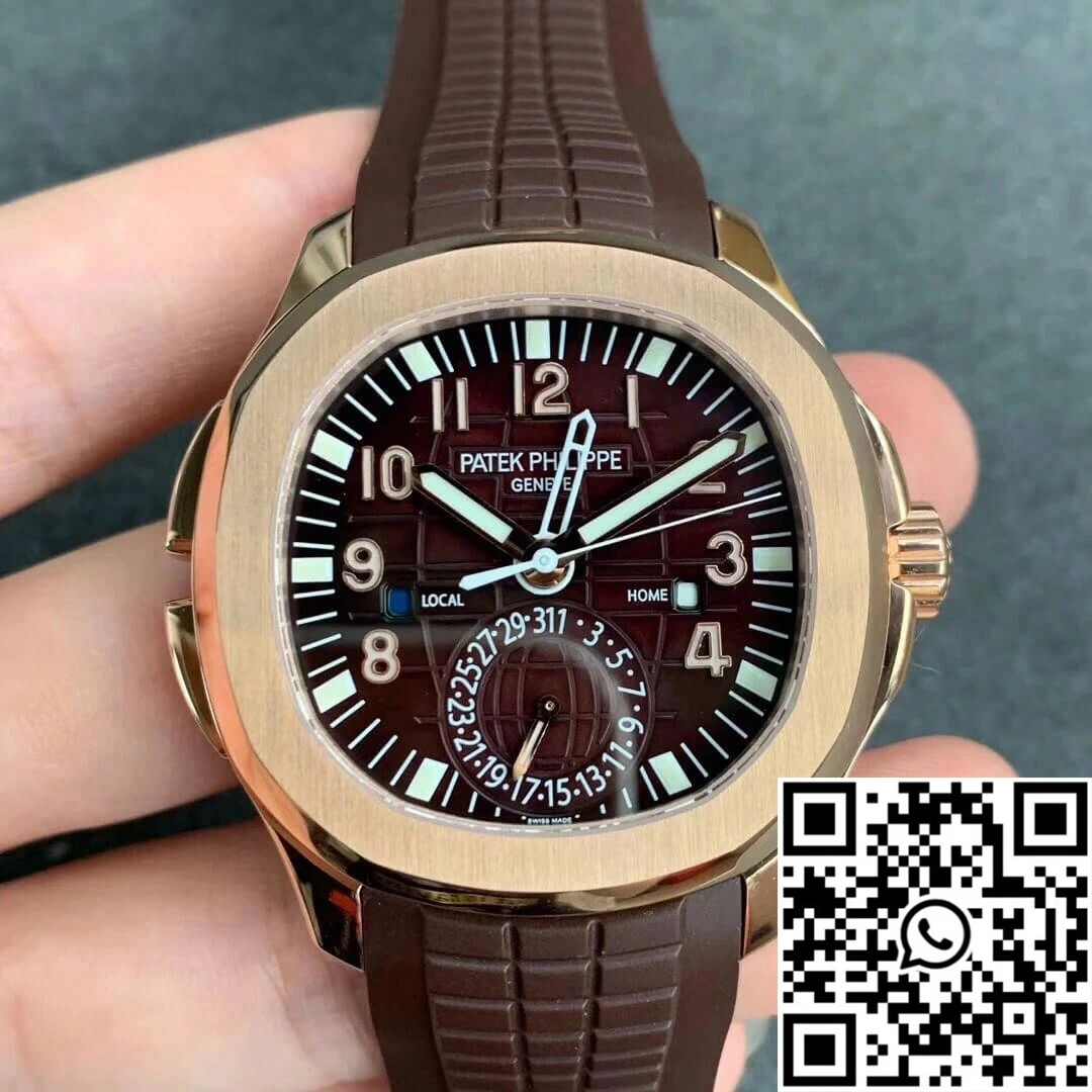 Patek Philippe Aquanaut 5164R-001 GR Factory Rose Gold Brown Dial