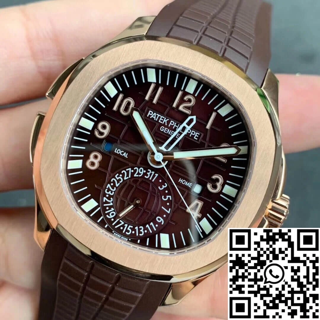 Patek Philippe Aquanaut 5164R-001 GR Factory Rose Gold Brown Dial