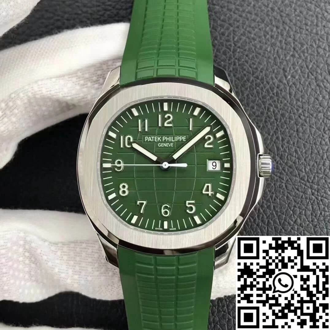 Patek Philippe Aquanaut 5168G 3K Factory Green Strap