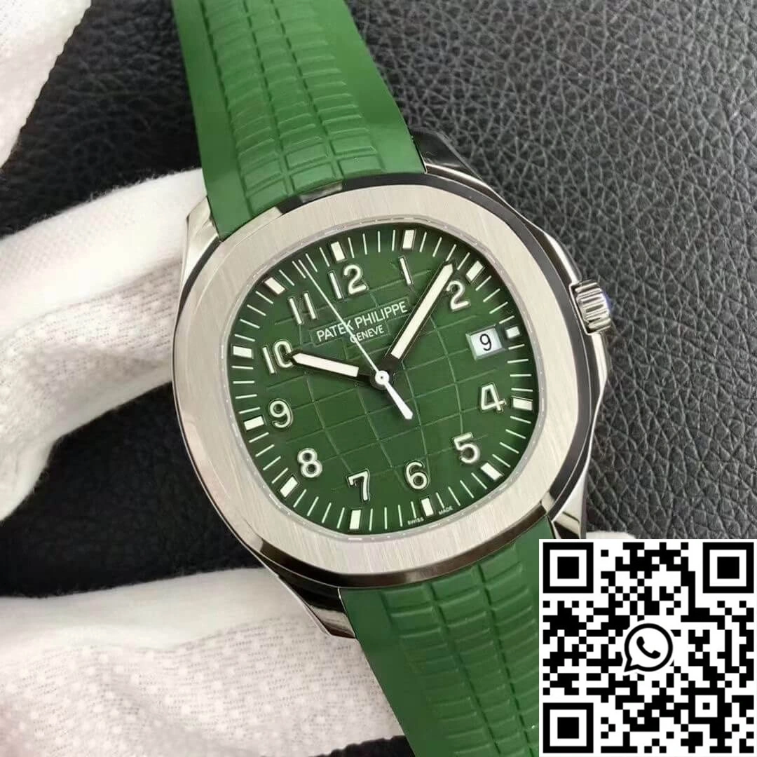 Patek Philippe Aquanaut 5168G 3K Factory Green Strap