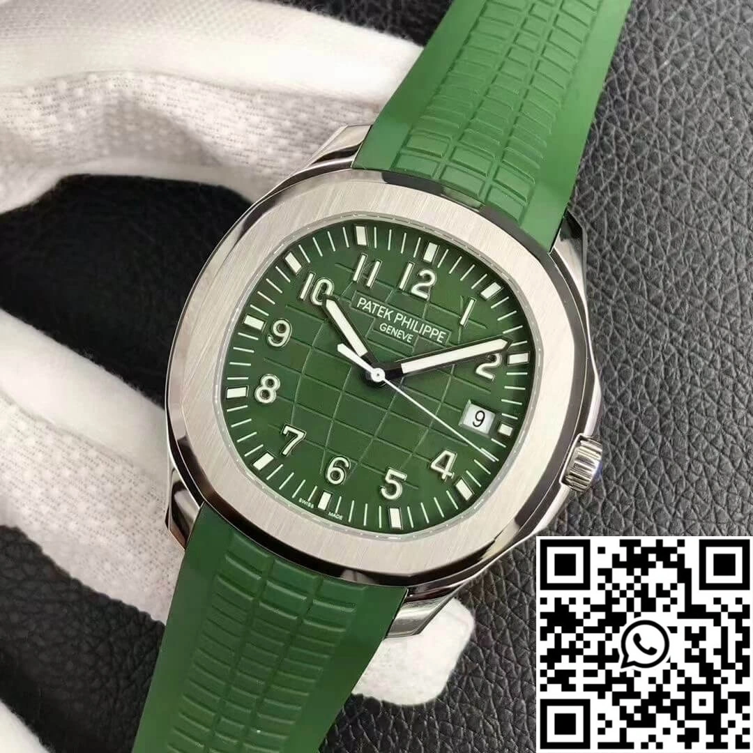 Patek Philippe Aquanaut 5168G 3K Factory Green Strap