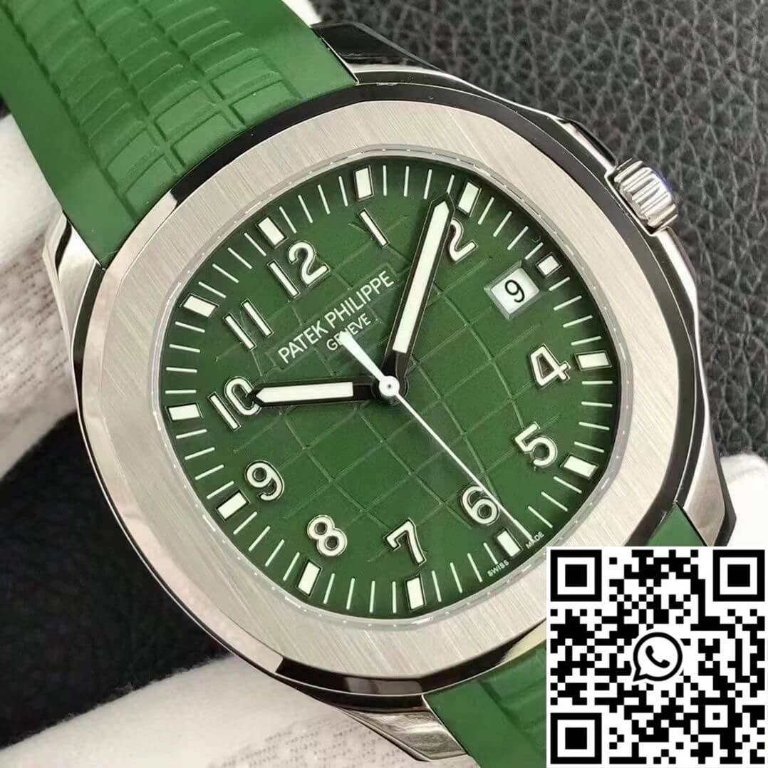 Patek Philippe Aquanaut 5168G 3K Factory Green Strap