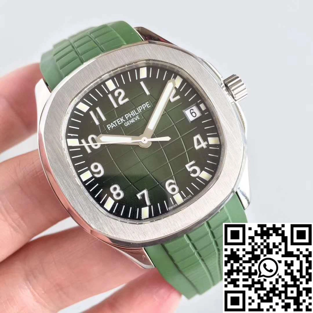Patek Philippe Aquanaut Jumbo 5167A PF Factory Green Dial