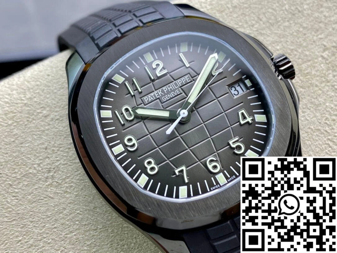 Patek Philippe Aquanaut PP5167 ZF Factory DLC Black Strap