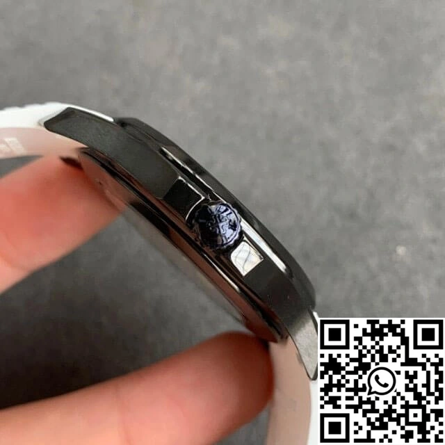 Patek Philippe Aquanaut PP5167 ZF Factory DLC White Rubber Strap