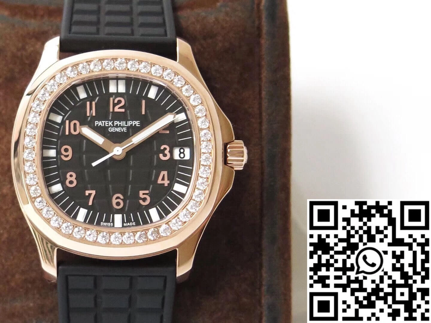 Patek Philippe Aquanaut PPF Factory Rose Gold Black Dial
