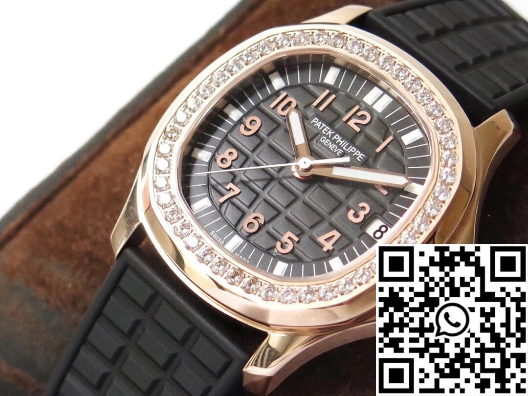 Patek Philippe Aquanaut PPF Factory Rose Gold Black Dial