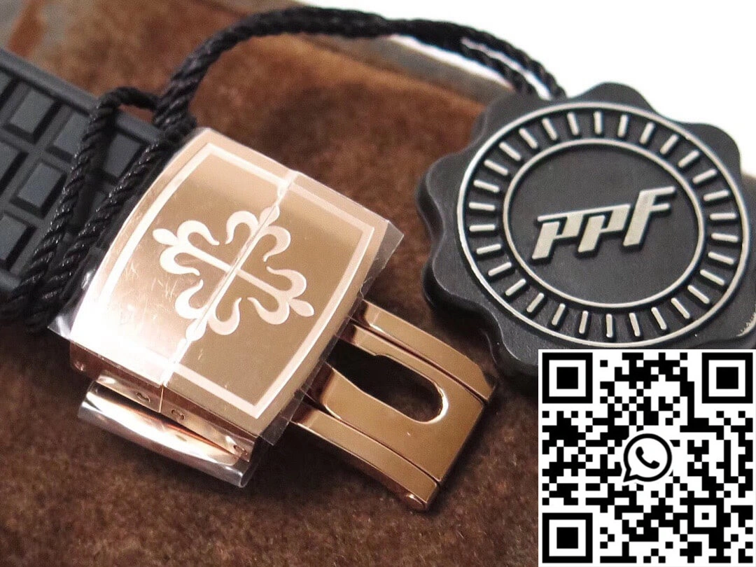 Patek Philippe Aquanaut PPF Factory Rose Gold Black Dial