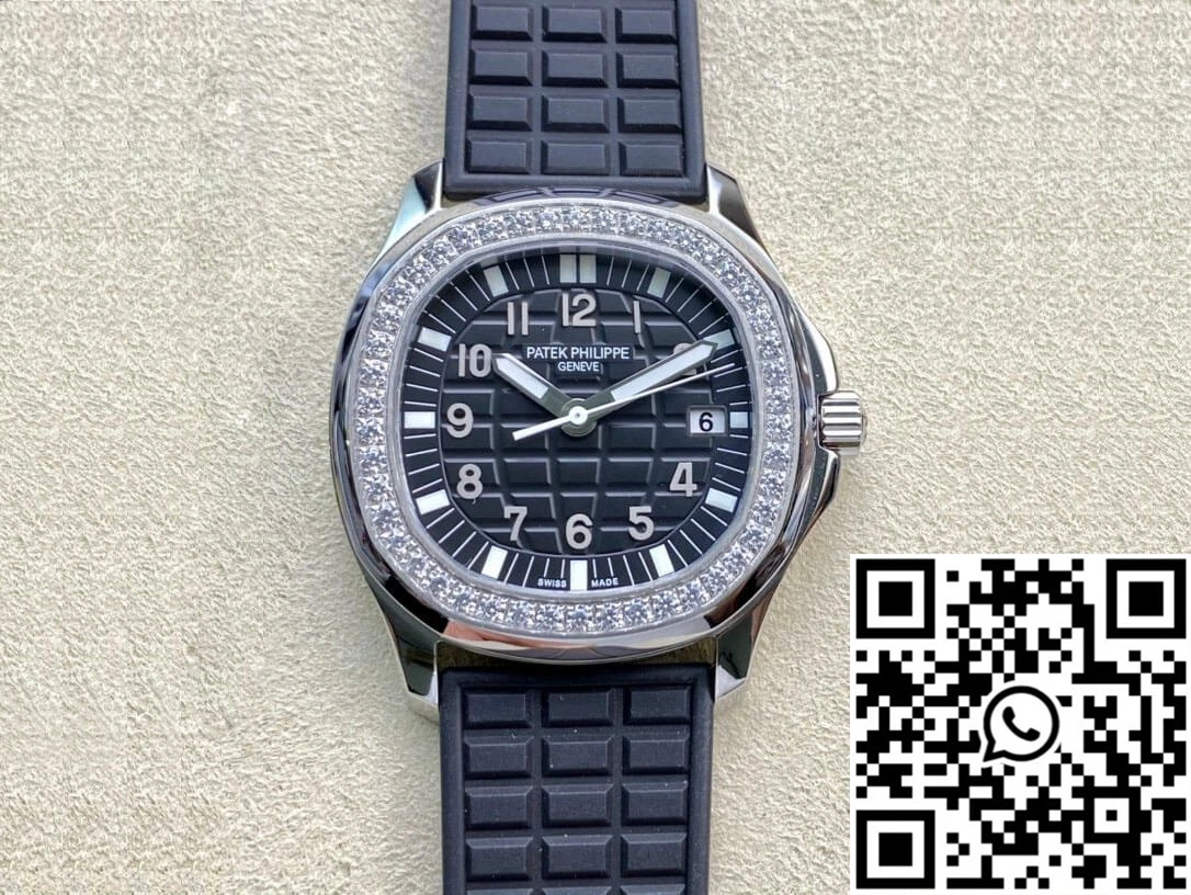 Patek Philippe Aquanaut Quartz Ladies 5067A-001 PPF Factory Diamond-set Bezel