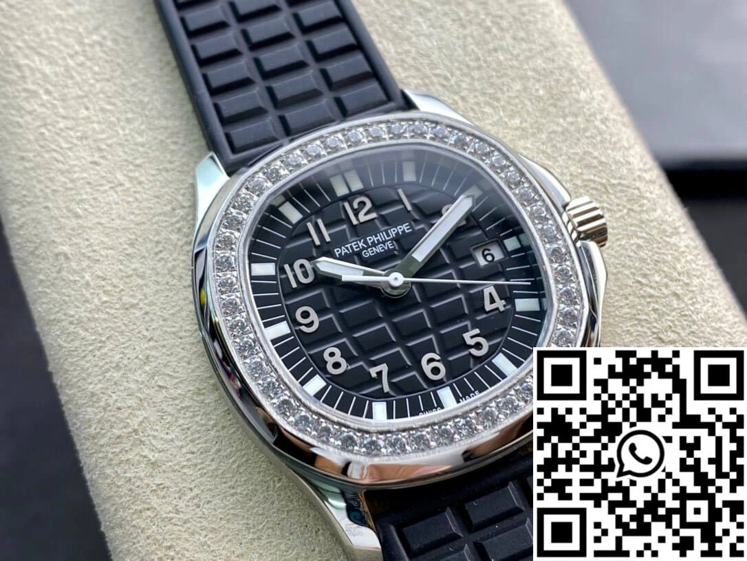 Patek Philippe Aquanaut Quartz Ladies 5067A-001 PPF Factory Diamond-set Bezel
