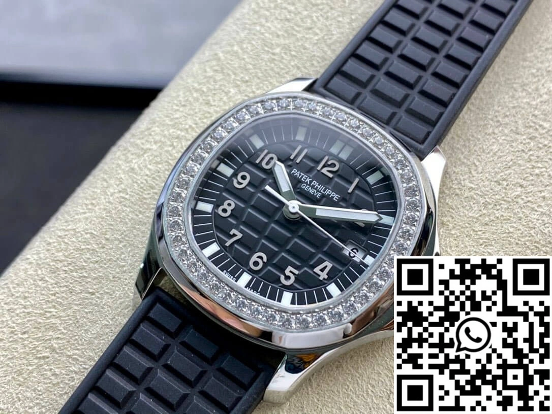 Patek Philippe Aquanaut Quartz Ladies 5067A-001 PPF Factory Diamond-set Bezel