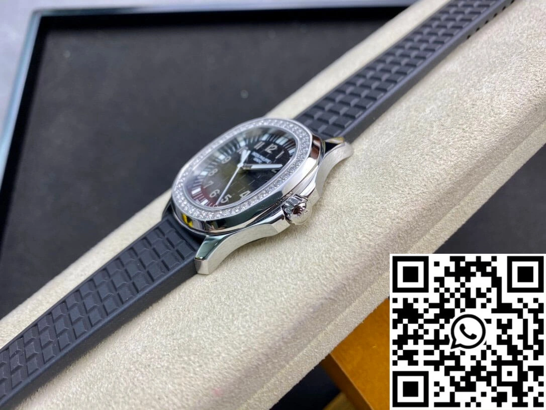 Patek Philippe Aquanaut Quartz Ladies 5067A-001 PPF Factory Diamond-set Bezel