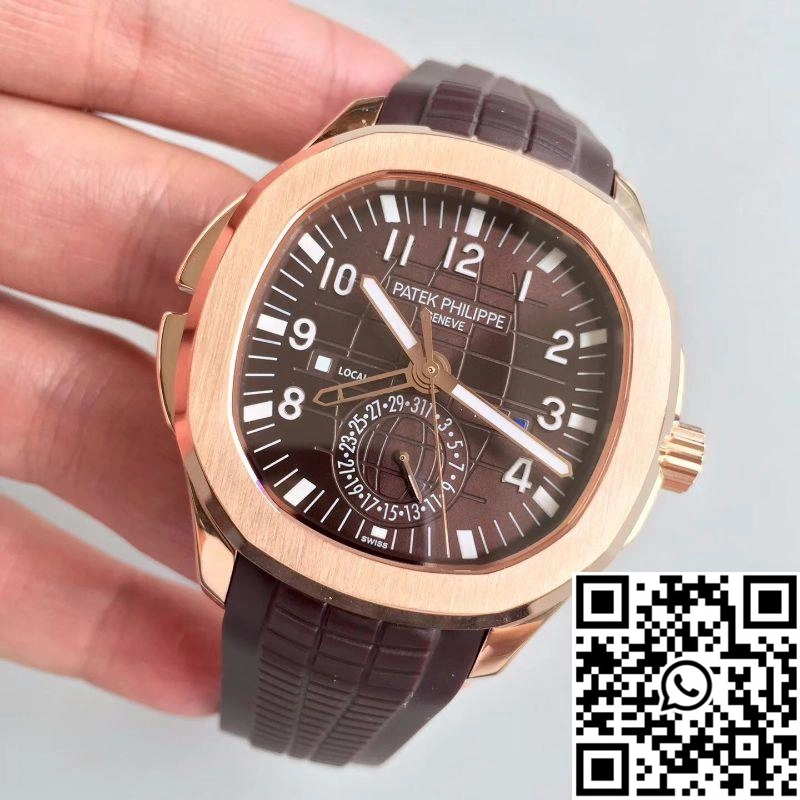 Patek Philippe Aquanaut Travel Time 5164R-001 Rose Gold Chocolate Dial