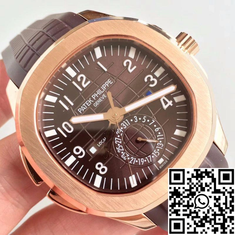 Patek Philippe Aquanaut Travel Time 5164R-001 Rose Gold Chocolate Dial