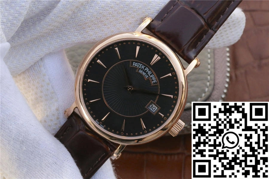 Patek Philippe Calatrava ZF Factory Rose Gold Black Dial