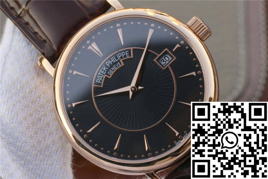 Patek Philippe Calatrava ZF Factory Rose Gold Black Dial