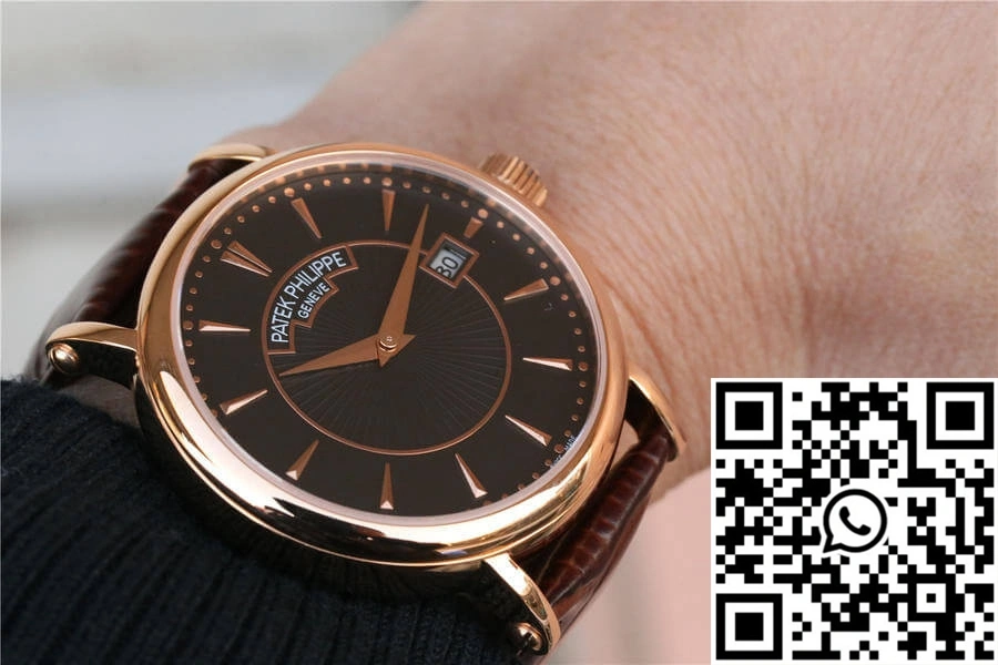 Patek Philippe Calatrava ZF Factory Rose Gold Black Dial