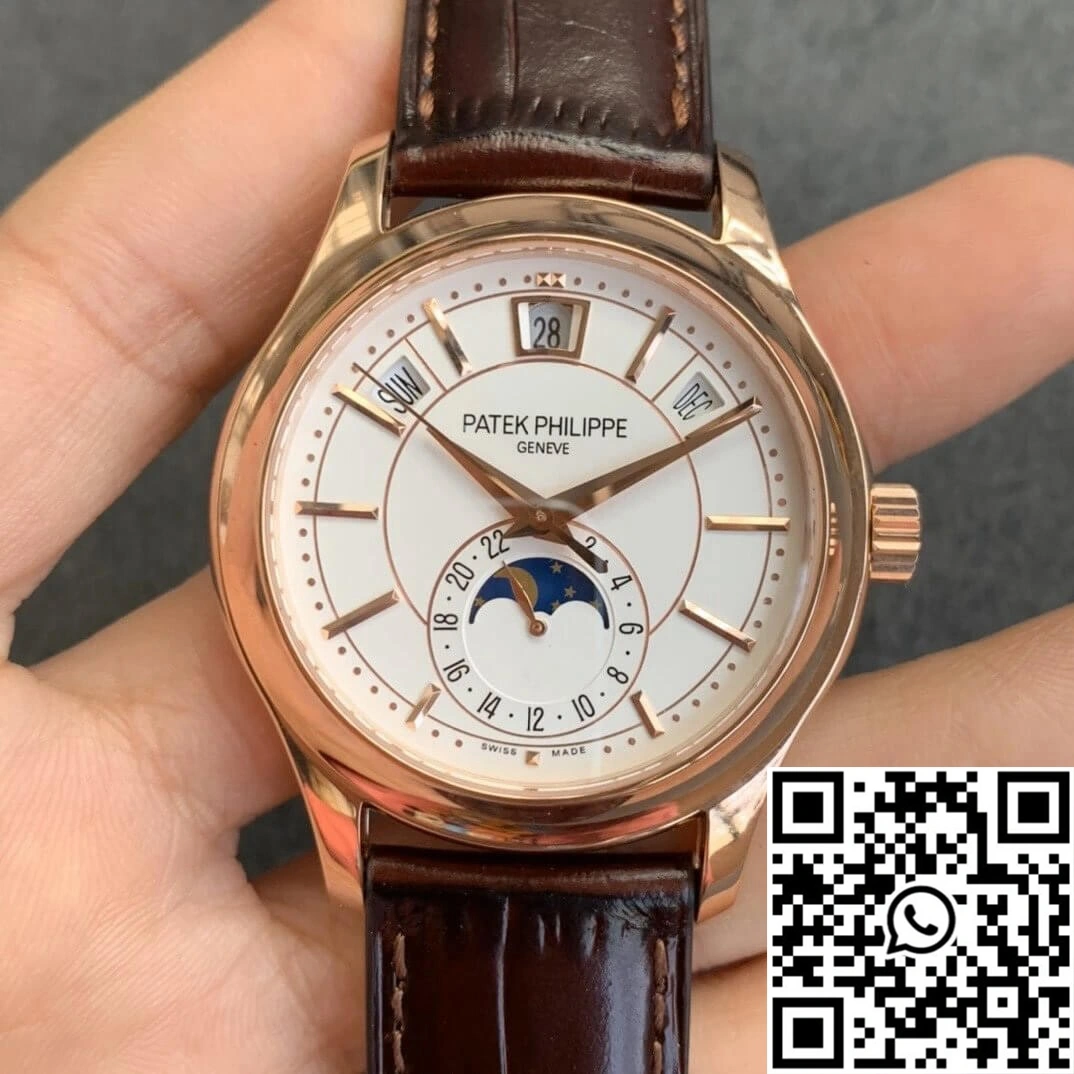 Patek Philippe Complications 5205R-001 GR Factory Rose Gold Milky White Dial