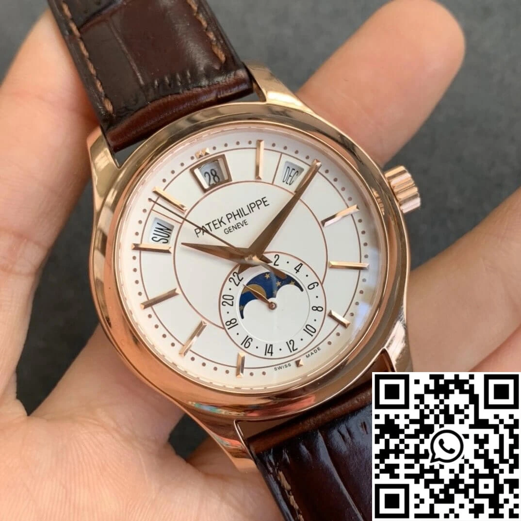 Patek Philippe Complications 5205R-001 GR Factory Rose Gold Milky White Dial