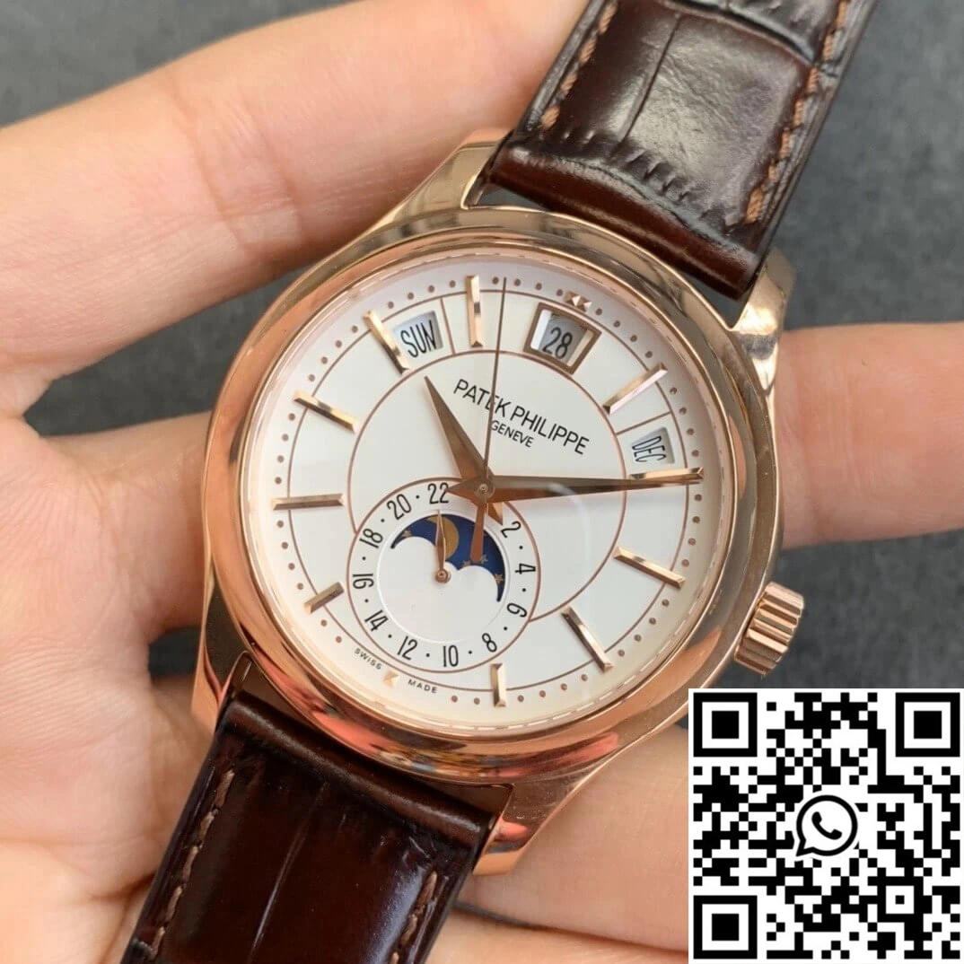 Patek Philippe Complications 5205R-001 GR Factory Rose Gold Milky White Dial