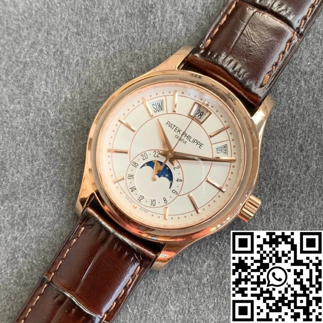 Patek Philippe Complications 5205R-001 GR Factory Rose Gold Milky White Dial
