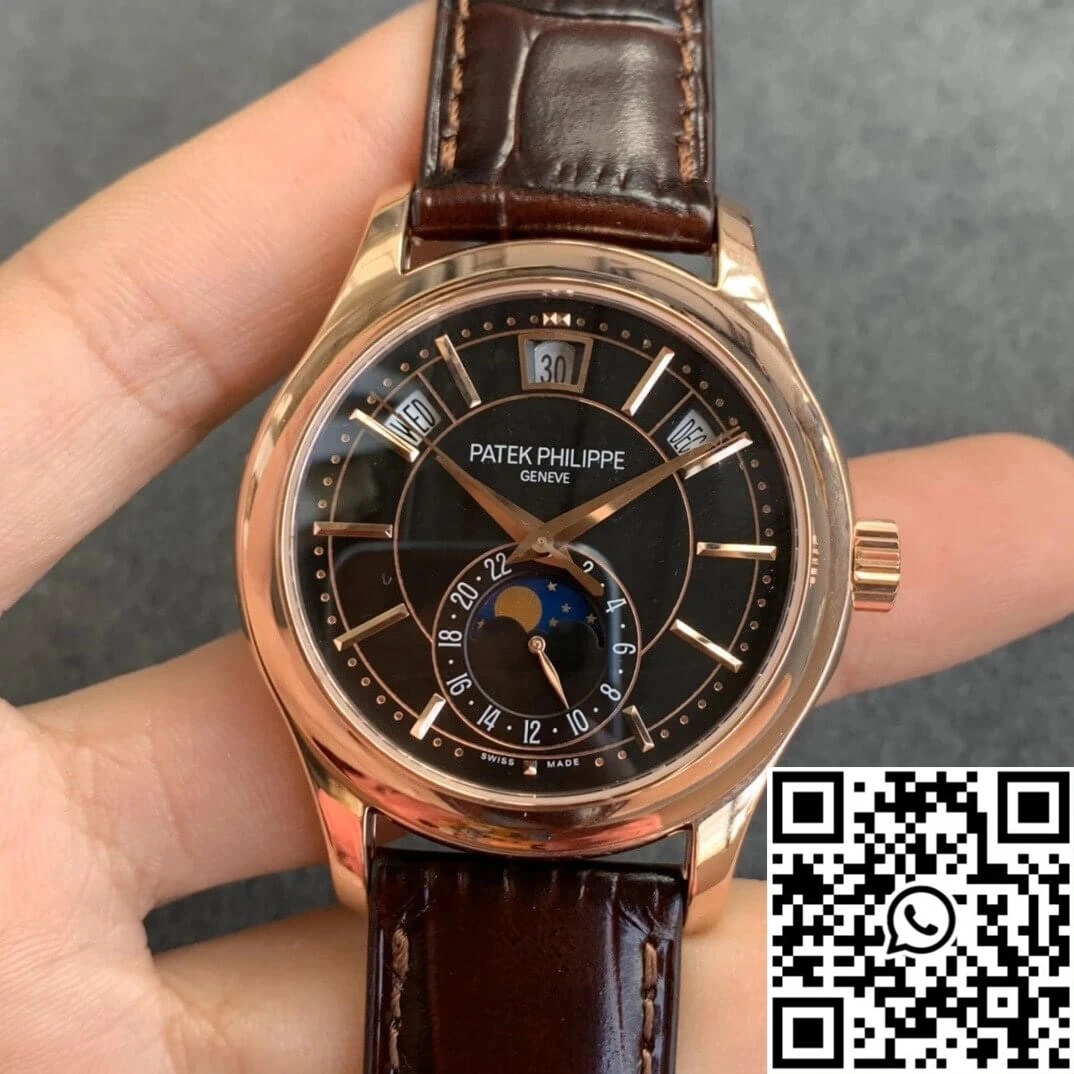 Patek Philippe Complications 5205R-010 GR Factory Rose Gold Black Dial