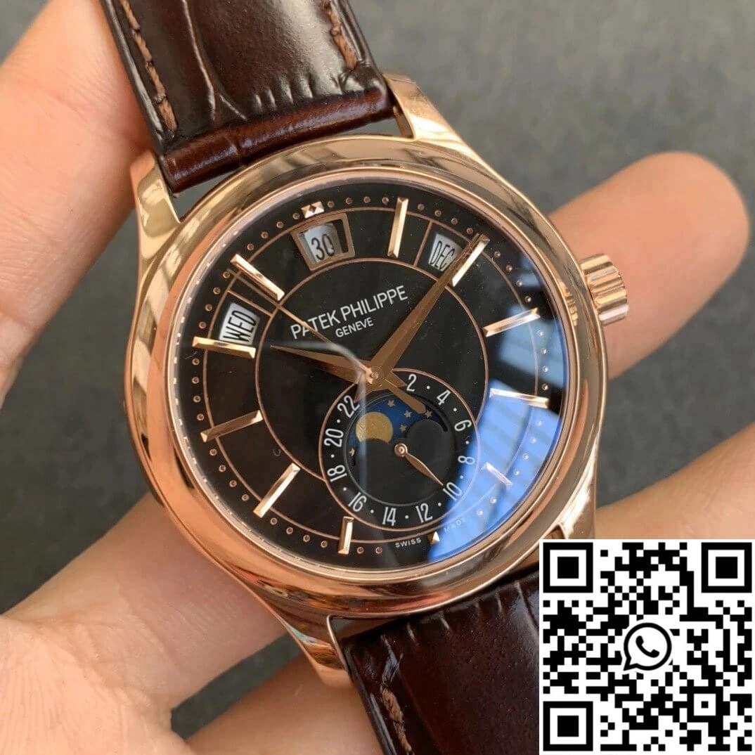 Patek Philippe Complications 5205R-010 GR Factory Rose Gold Black Dial