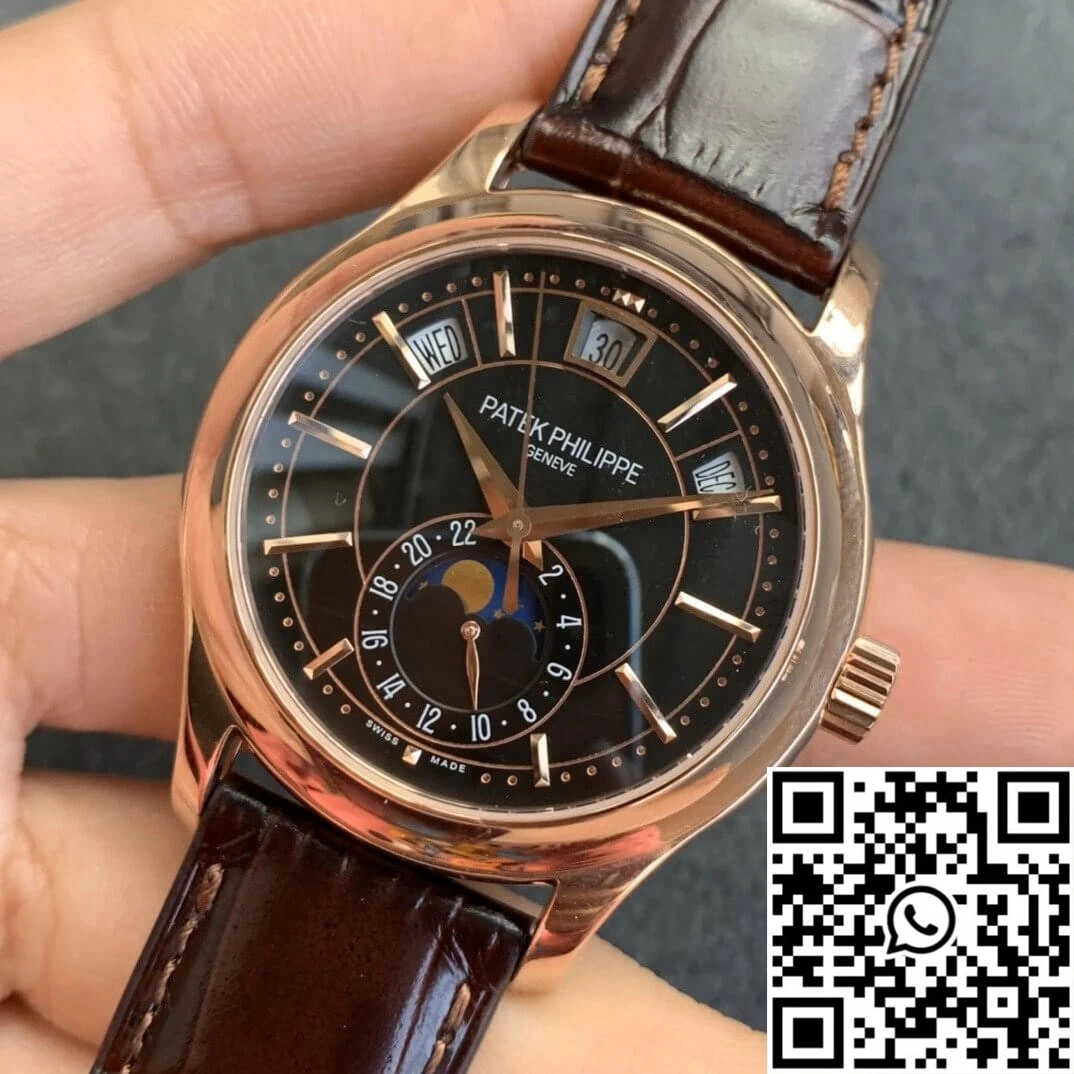 Patek Philippe Complications 5205R-010 GR Factory Rose Gold Black Dial