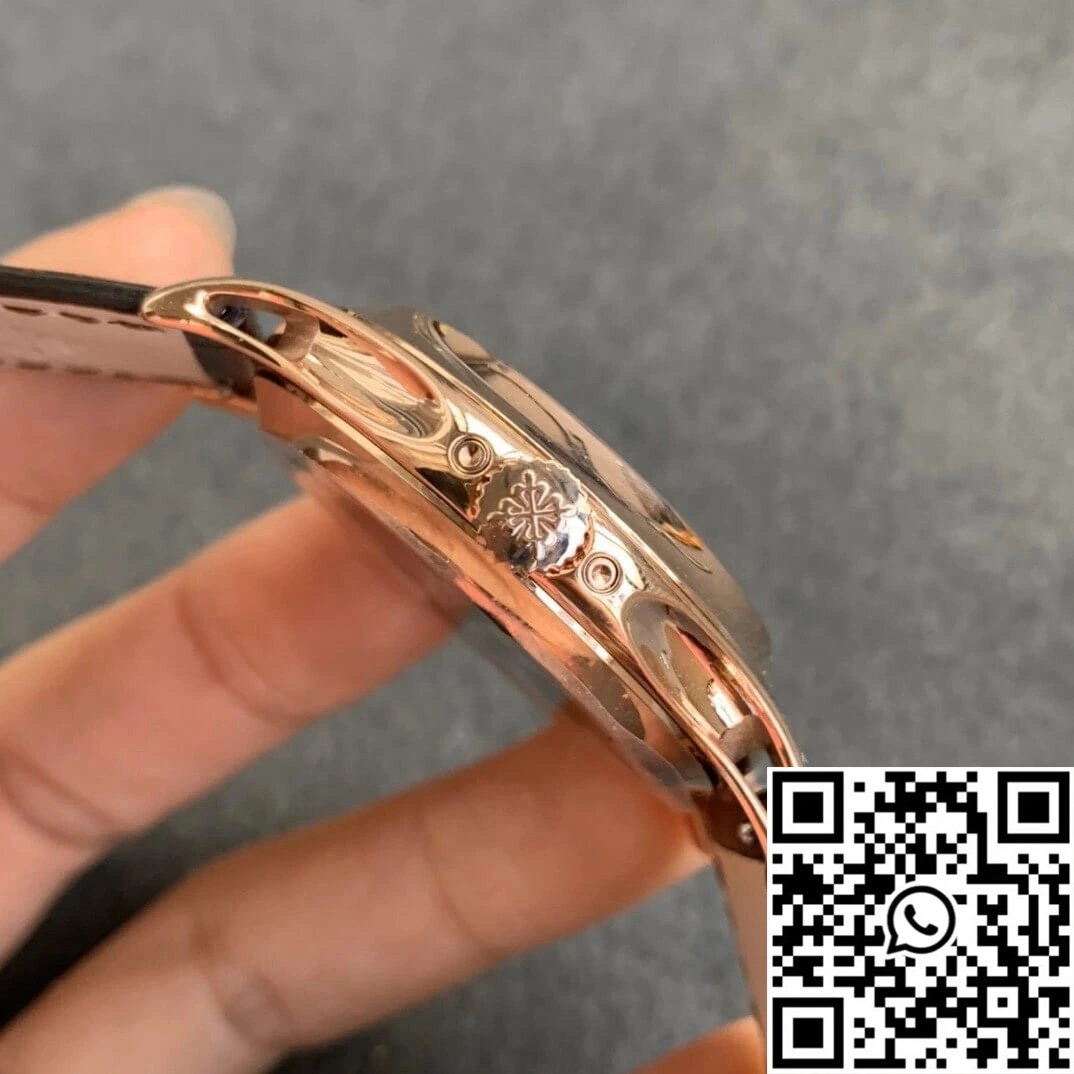 Patek Philippe Complications 5205R-010 GR Factory Rose Gold Black Dial