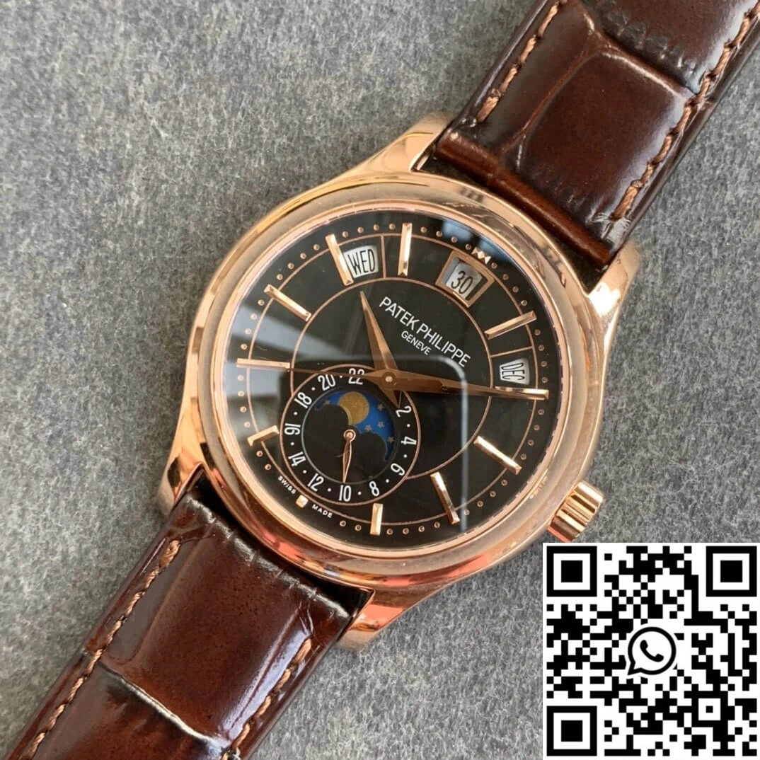 Patek Philippe Complications 5205R-010 GR Factory Rose Gold Black Dial