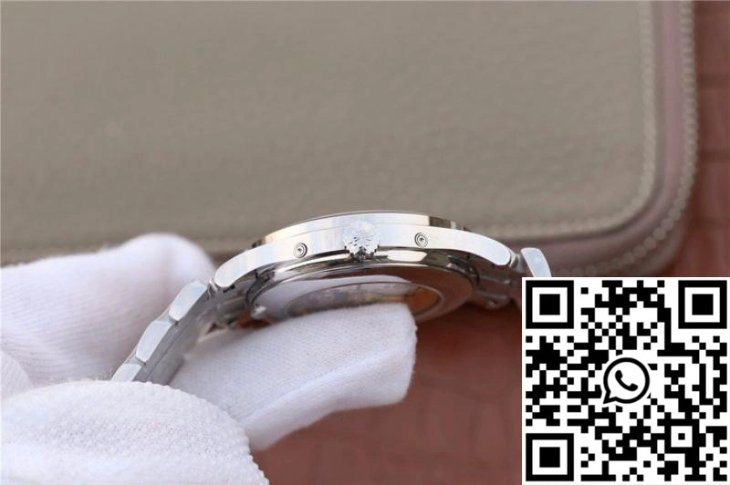 Patek Philippe Complications Annual Calendar 5396G KM Factory Steel Strap White Dial