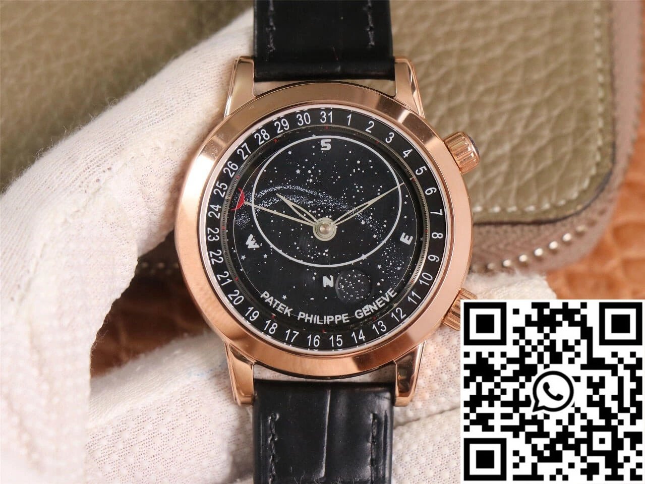 Patek Philippe Grand Complications 6102 TW Factory Rose Gold Black Dial